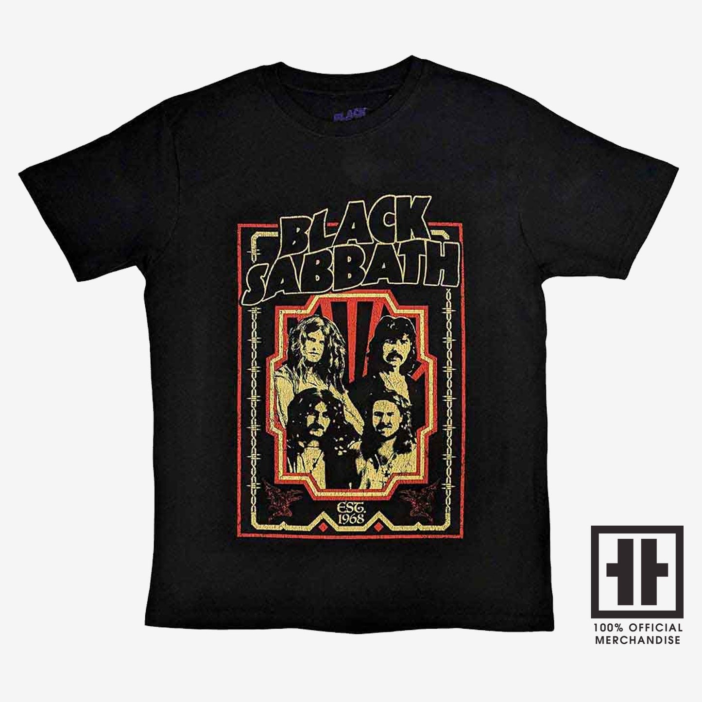 Black Sabbath Unisex T-Shirt: Est 1968