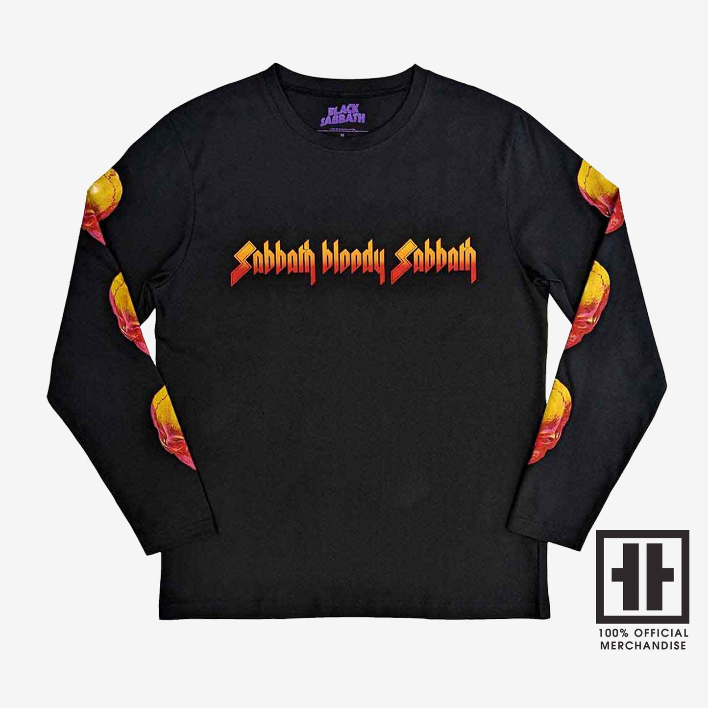 Black Sabbath Unisex Long Sleeve T-Shirt: Bloody Sabbath