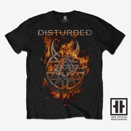 Disturbed Unisex T-Shirt: Burning Belief