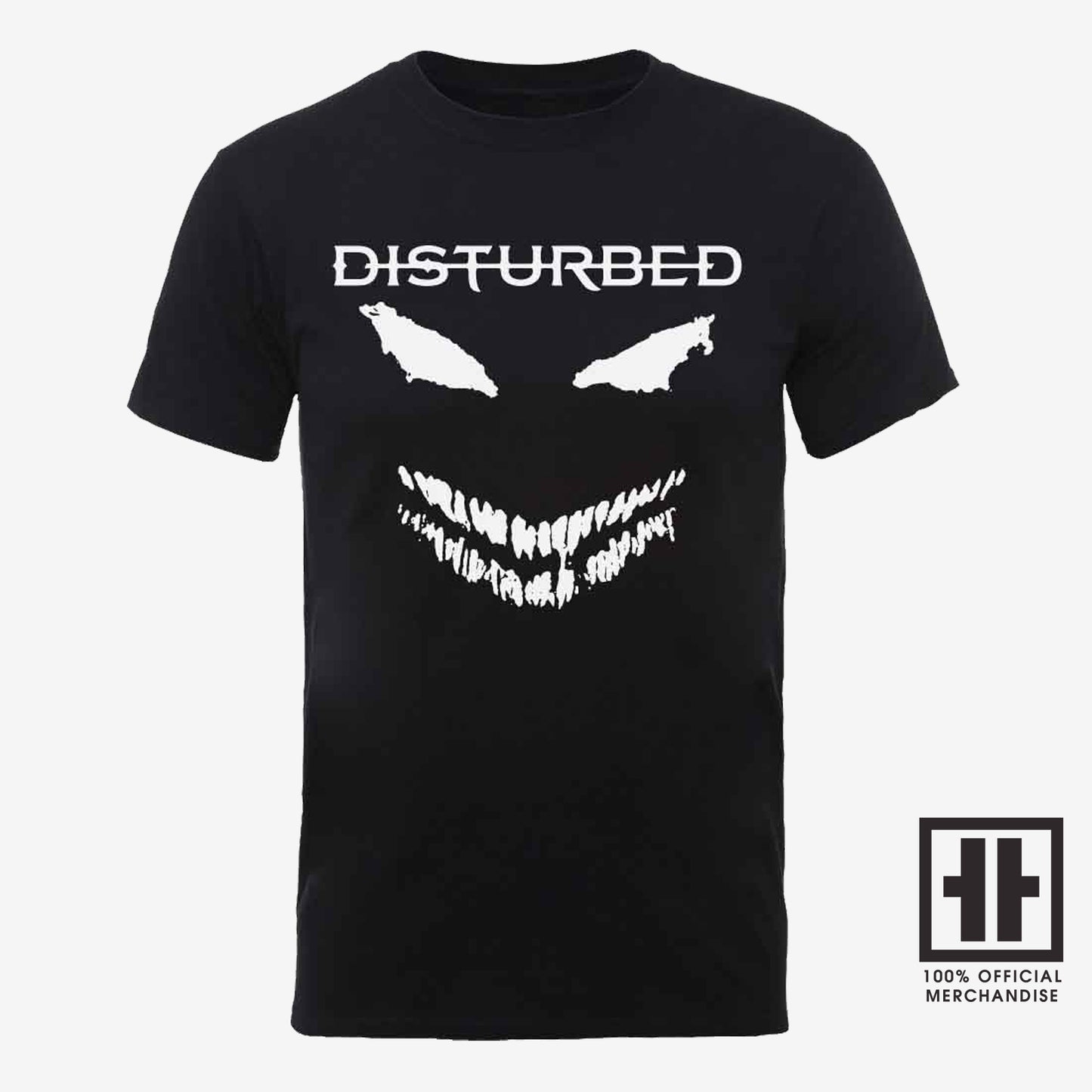 Disturbed Unisex T-Shirt: Scary Face Candle