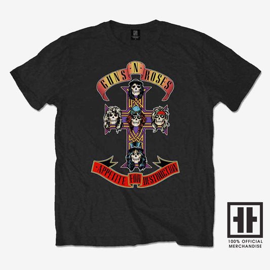 Guns N' Roses Unisex T-Shirt: Appetite For Destruction