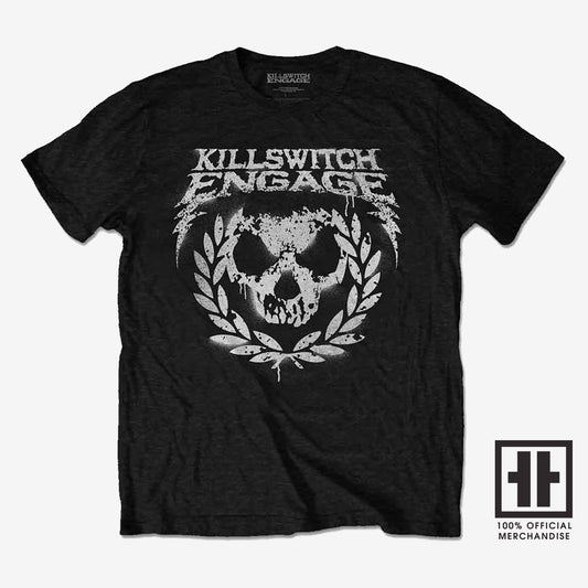 Killswitch Engage Unisex T-Shirt: Skull Spray Paint