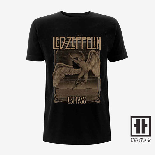 Led Zeppelin Unisex T-Shirt: Faded Falling