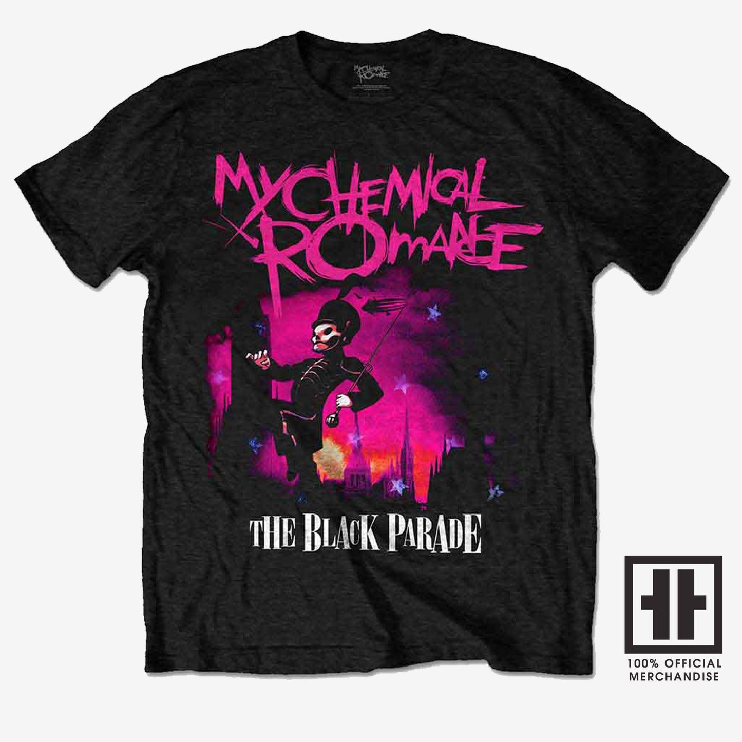 My Chemical Romance (MCR) Unisex T-Shirt: Black Parade March (Pink)