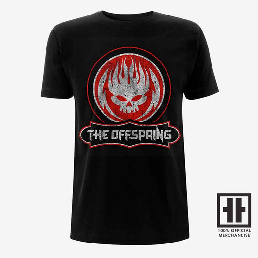 Offspring Unisex T-Shirt: Distressed Skull