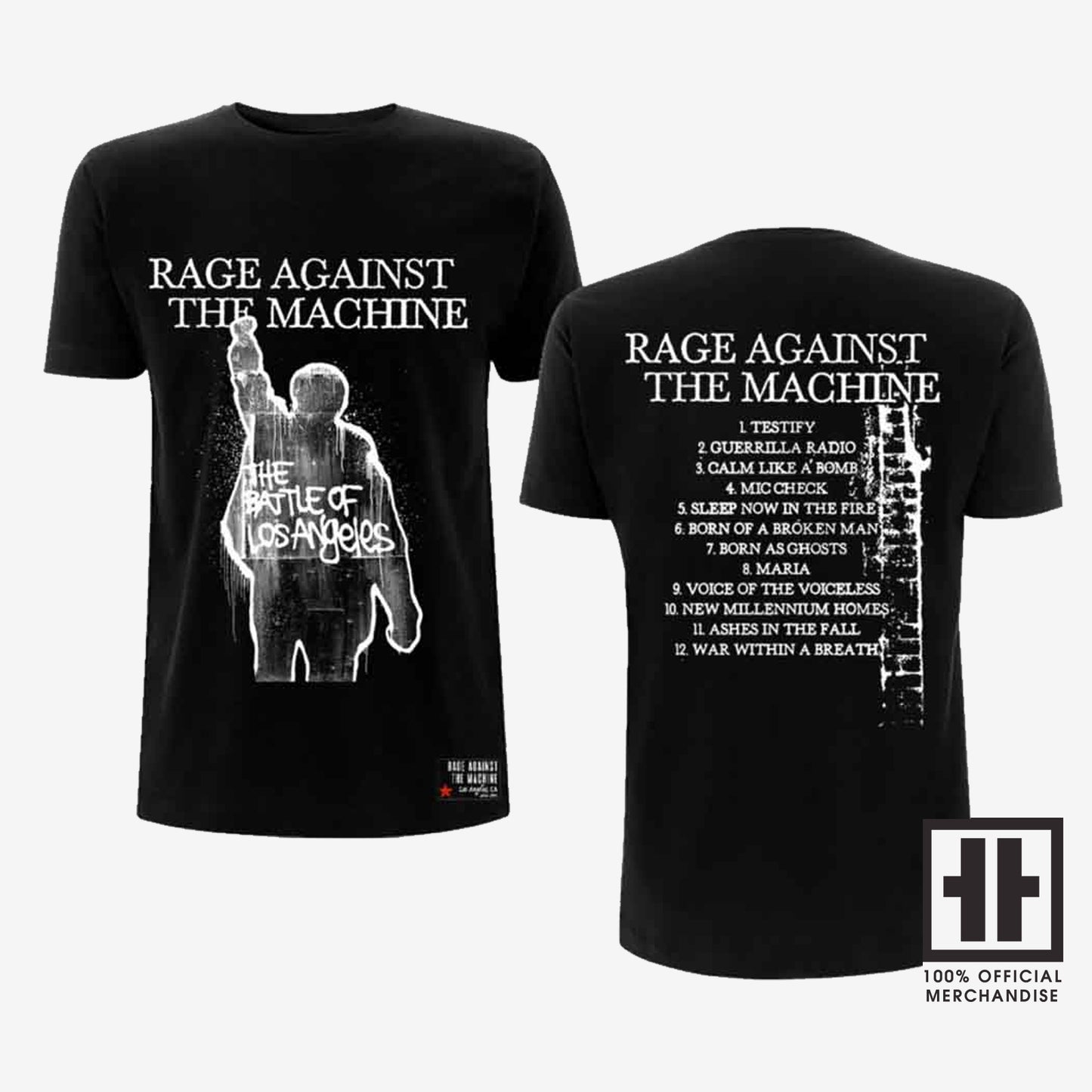 Rage Against The Machine Unisex T-Shirt: Battle Of Los Angeles