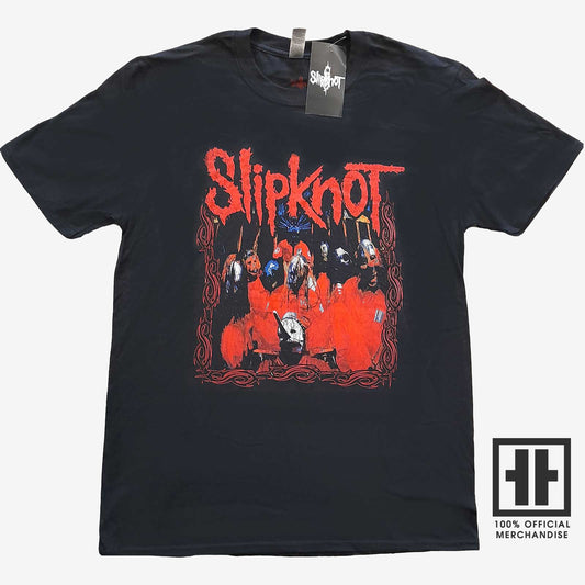 Slipknot Unisex T-Shirt: Self Titled Band Frame